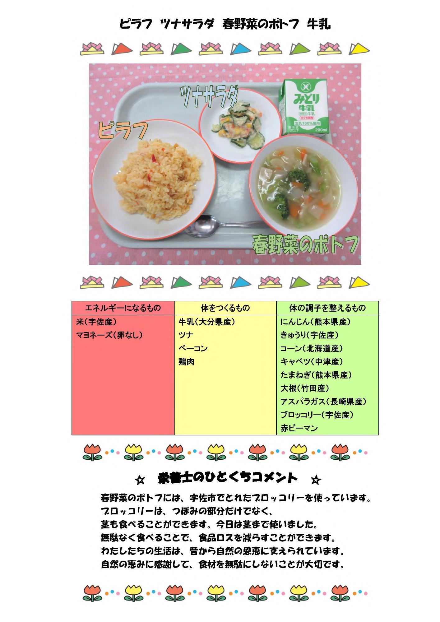 5月10日の給食