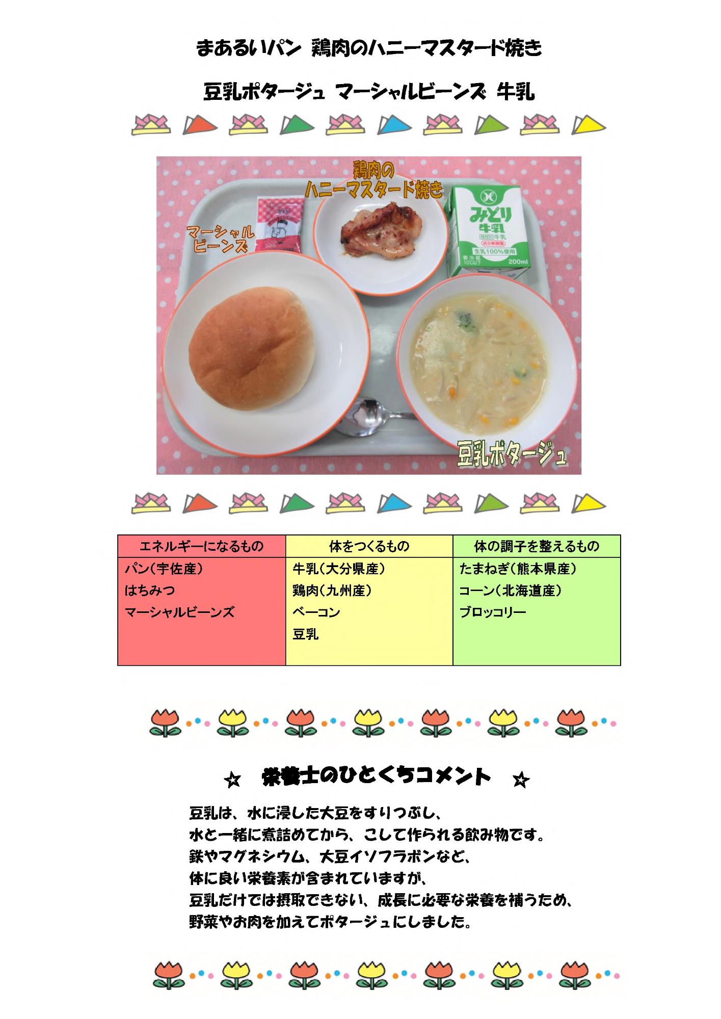 5月31日の給食