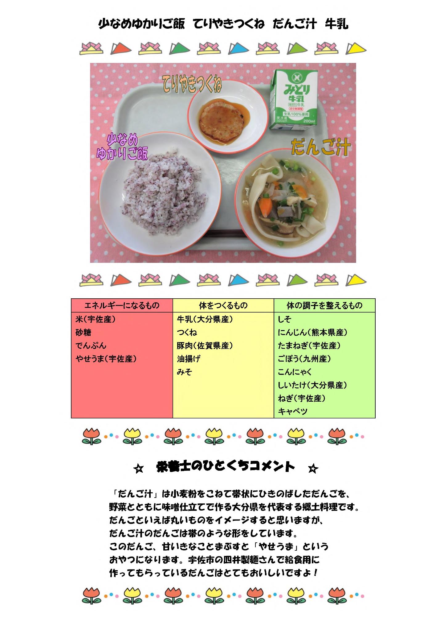 6月3日の給食