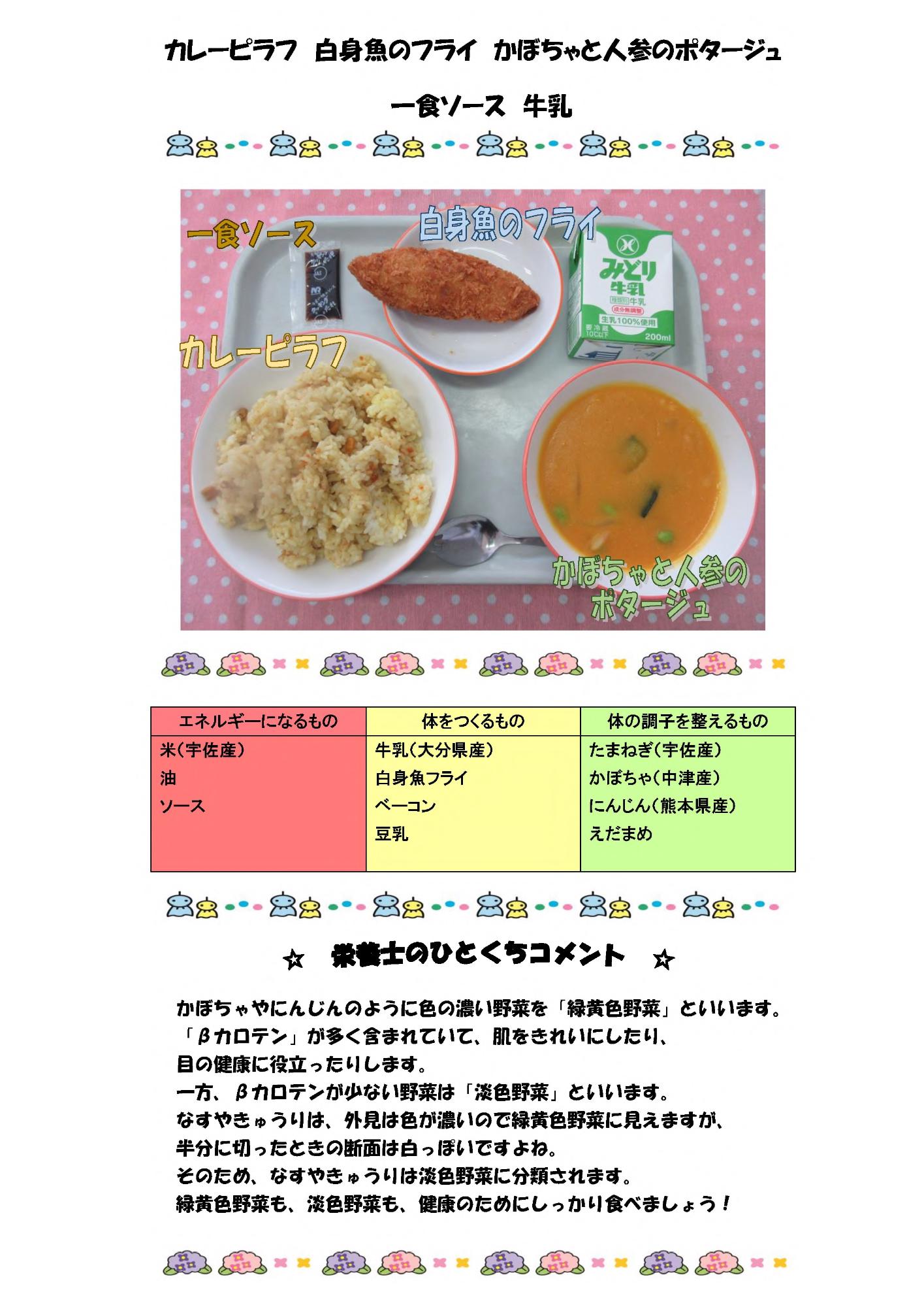 6月28日の給食