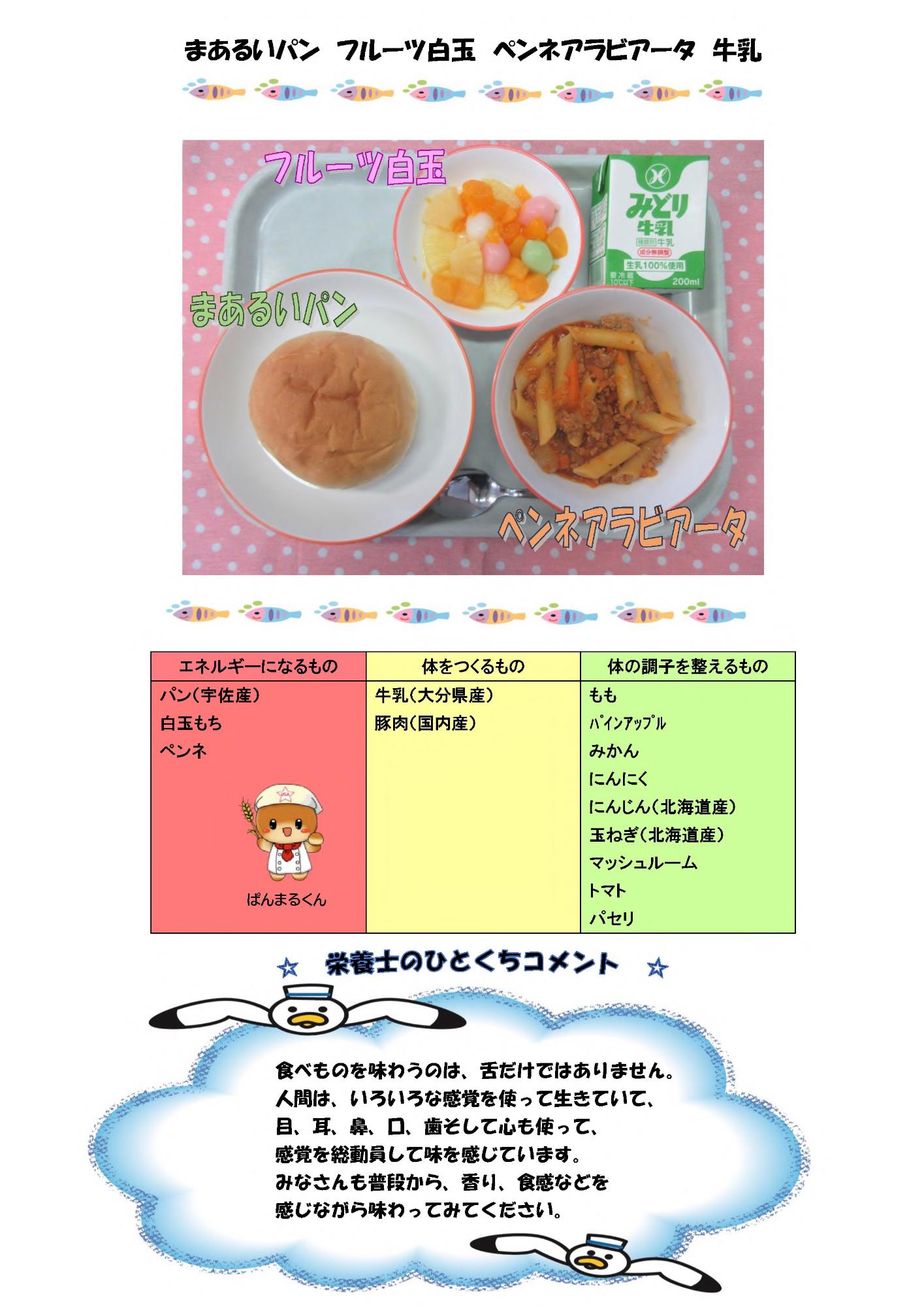 8月30日の給食