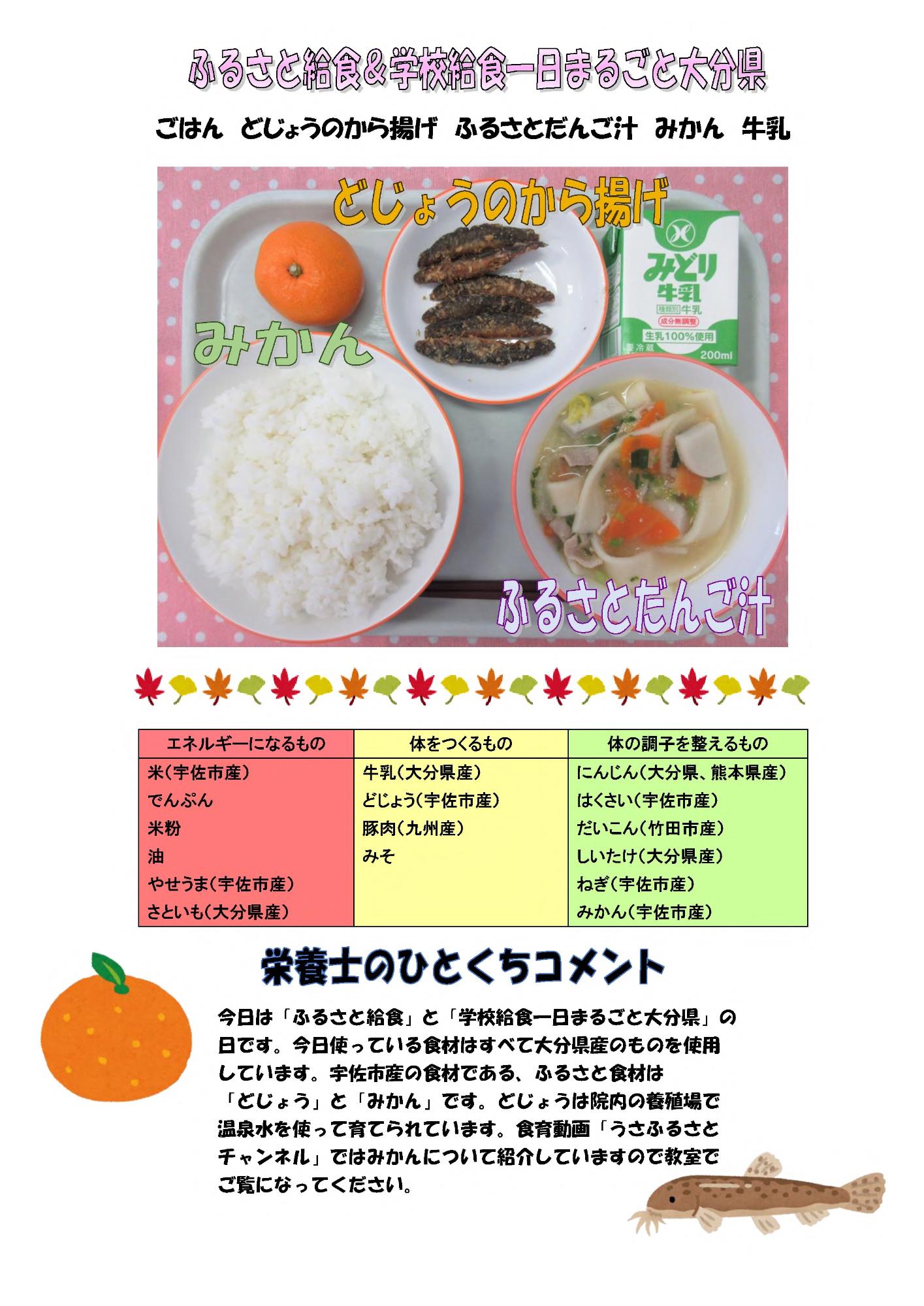 11月14日の給食
