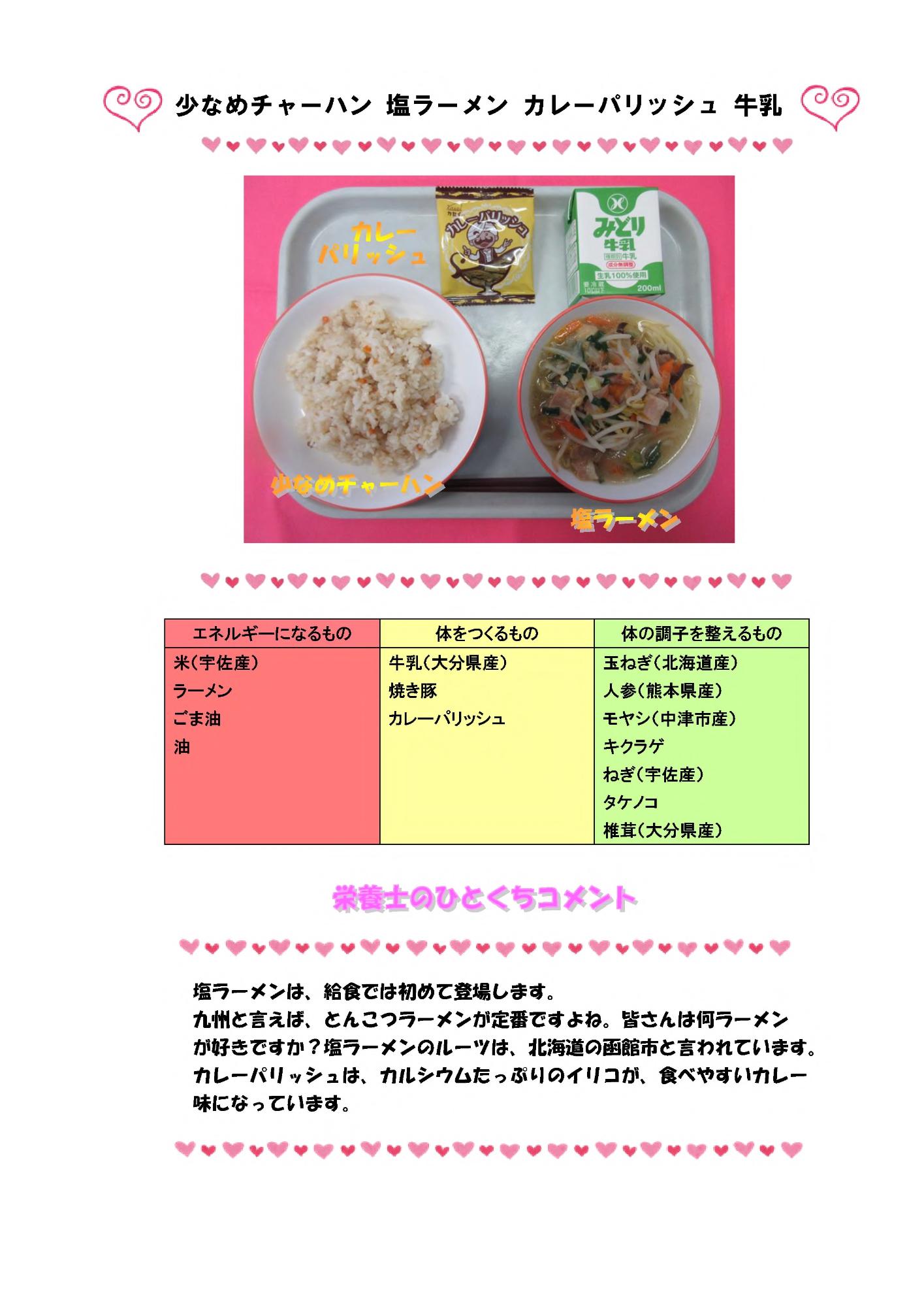 2月22日の給食