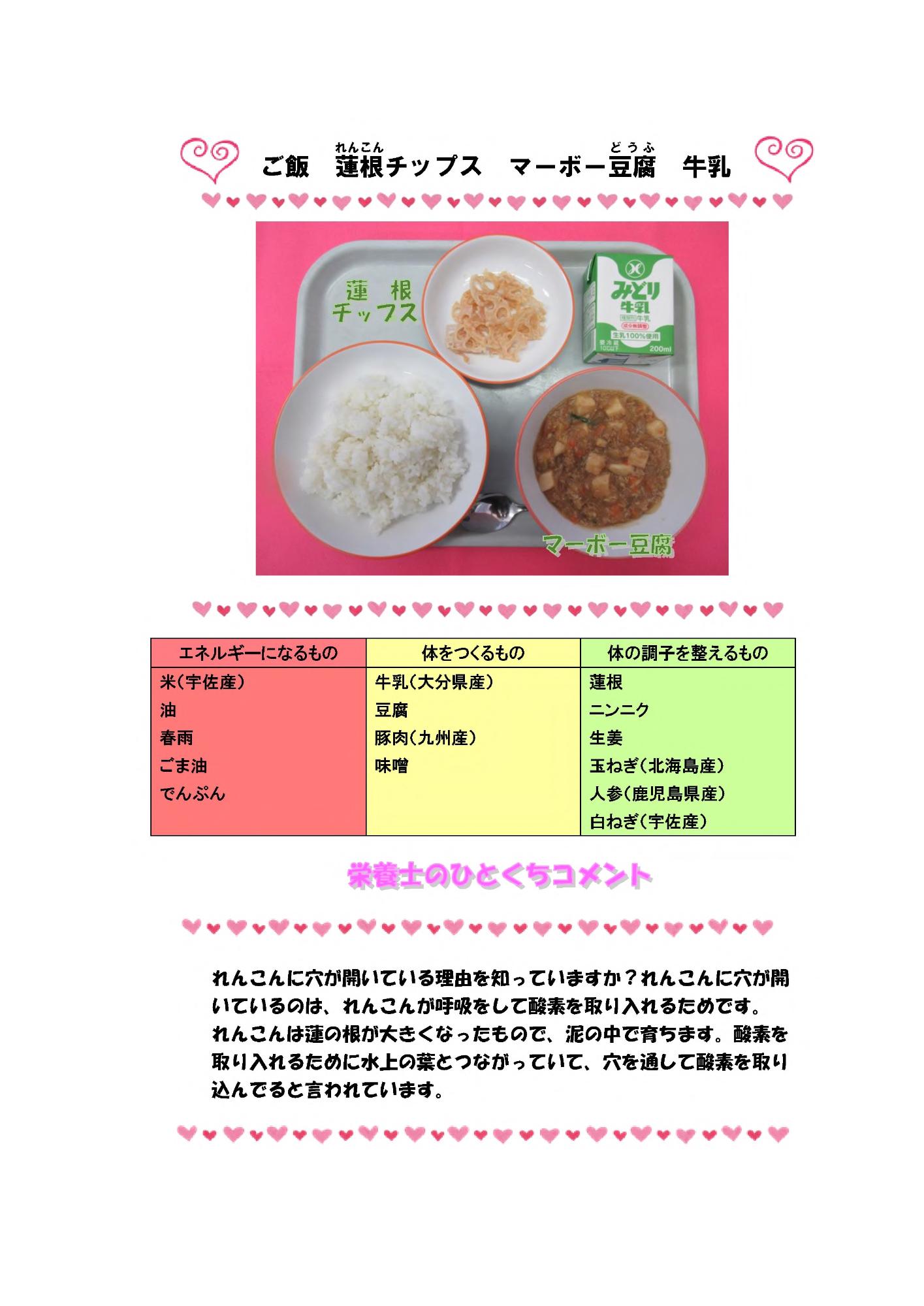 2月28日の給食