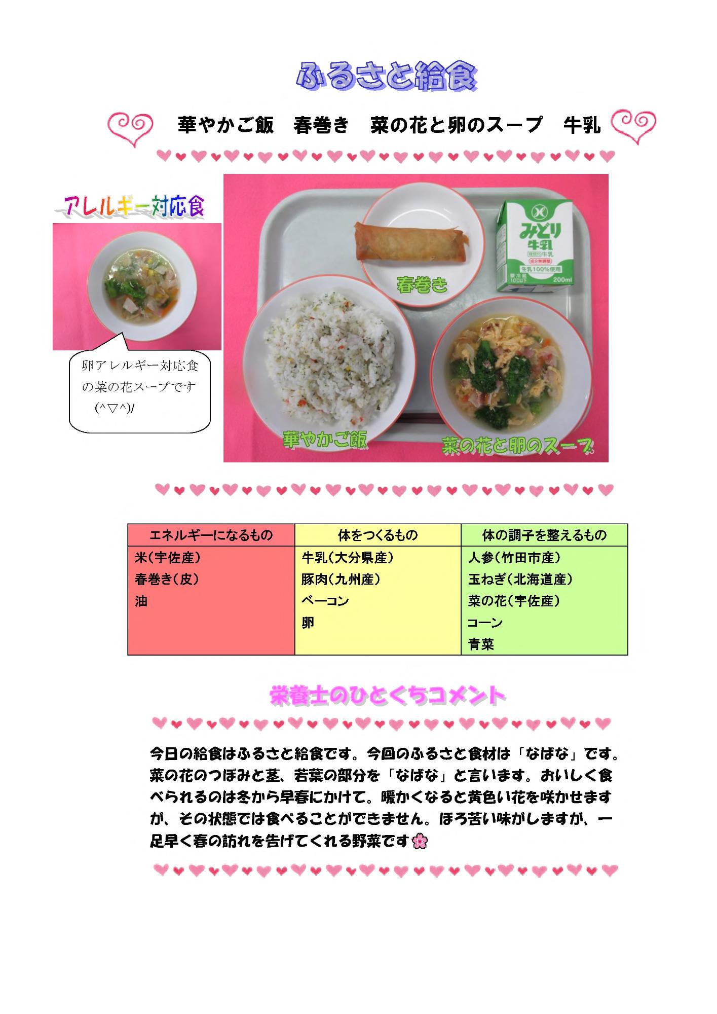 2月7日の給食