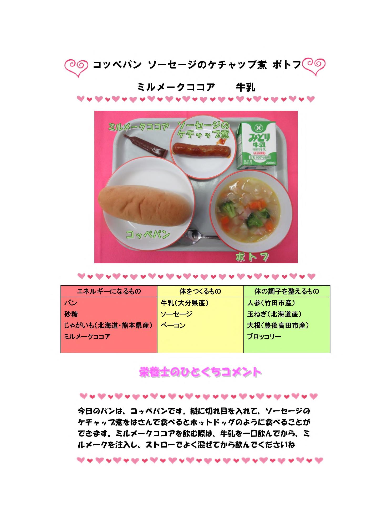 2月9日の給食