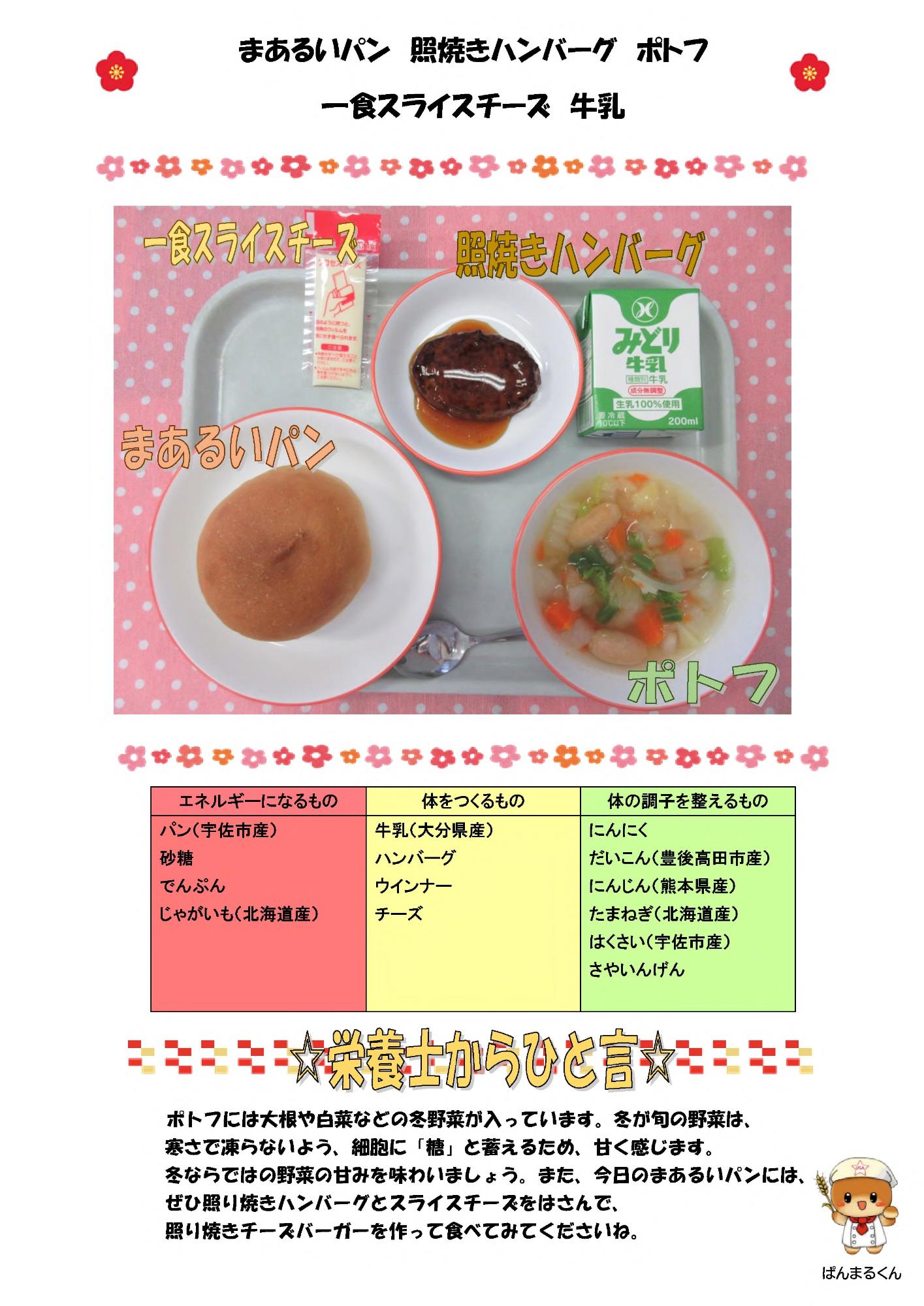 1月11日の給食