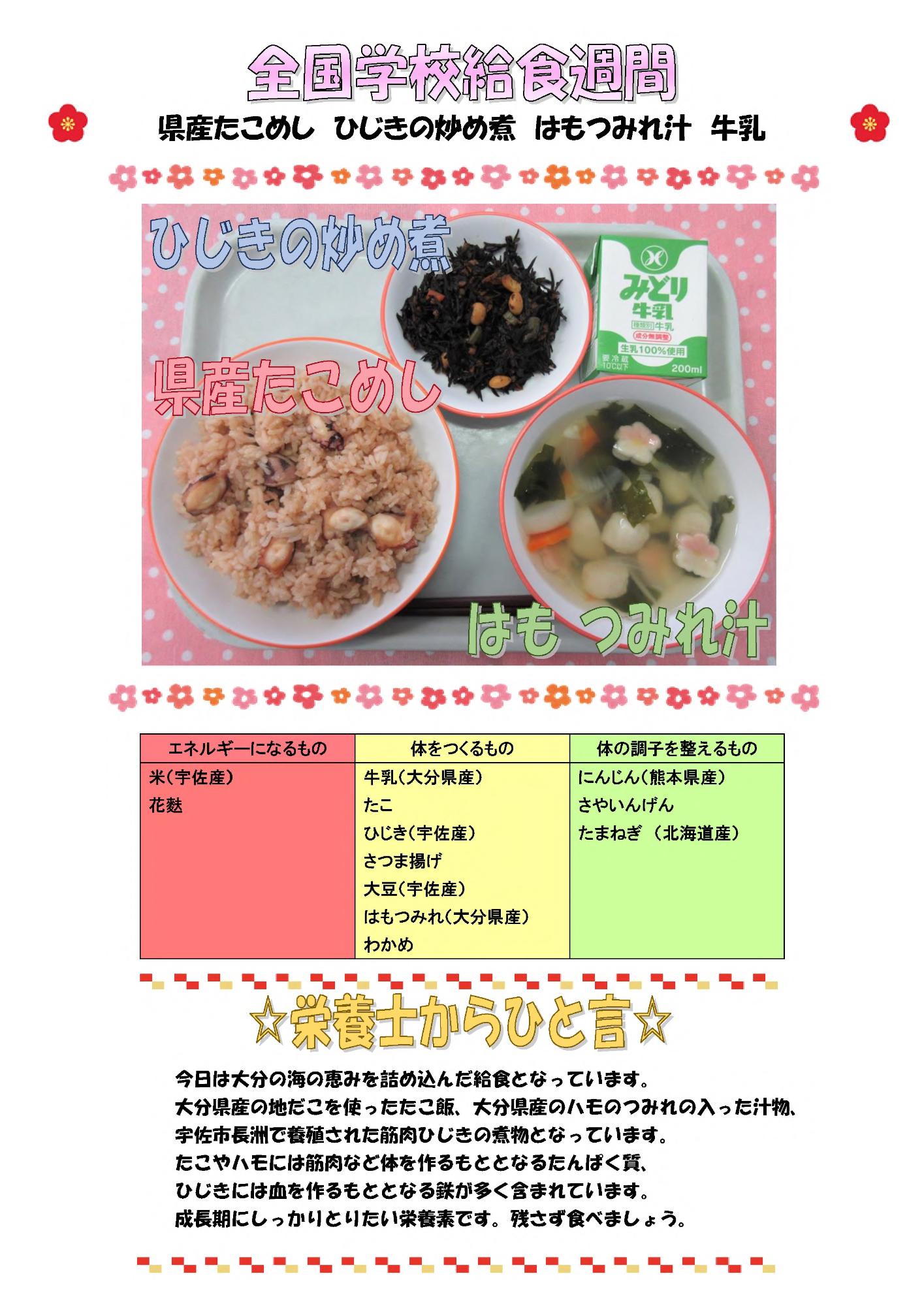 1月27日の給食