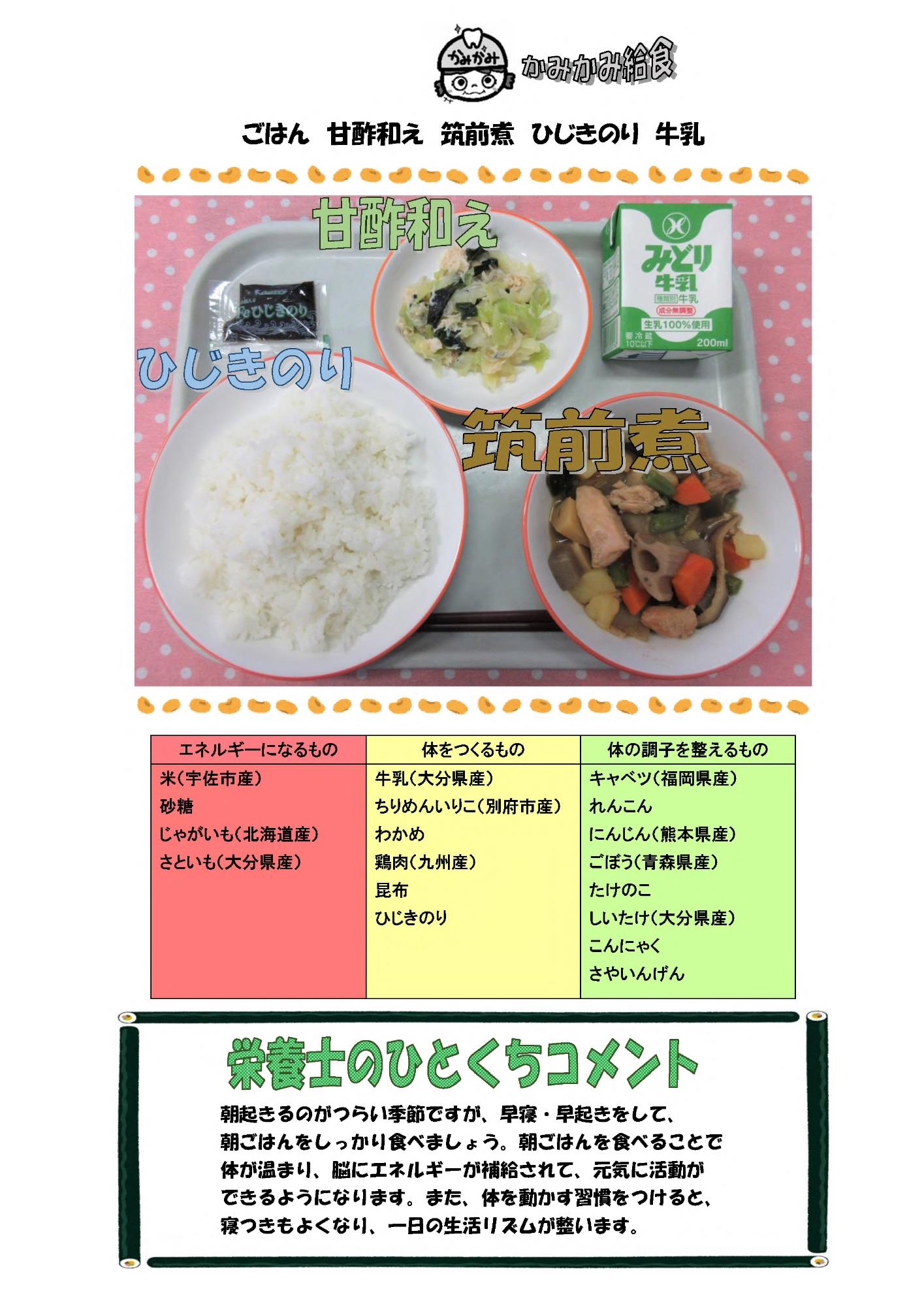 2月14日の給食