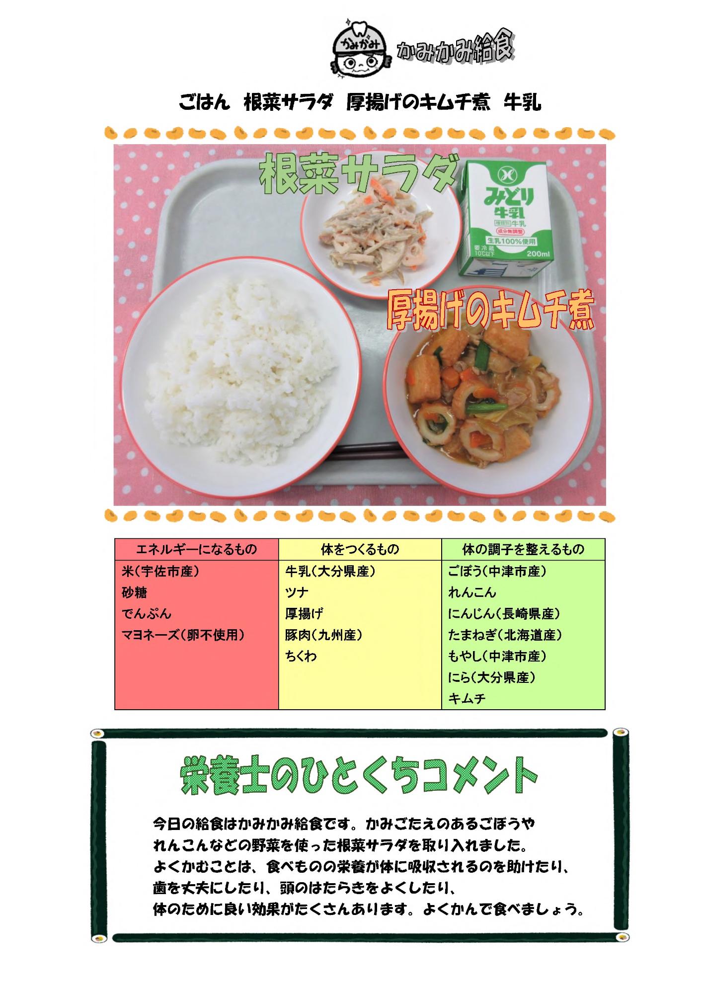 2月20日の給食