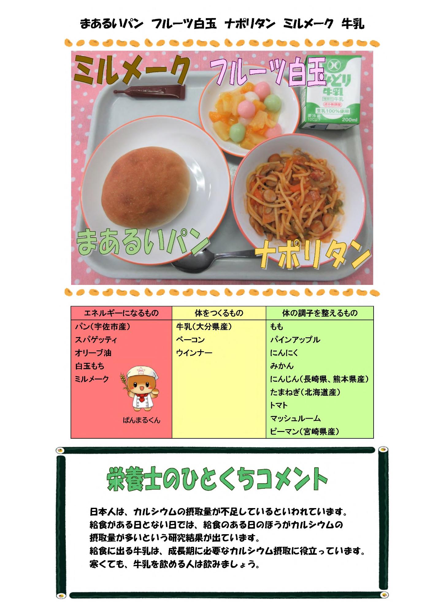 2月21日の給食