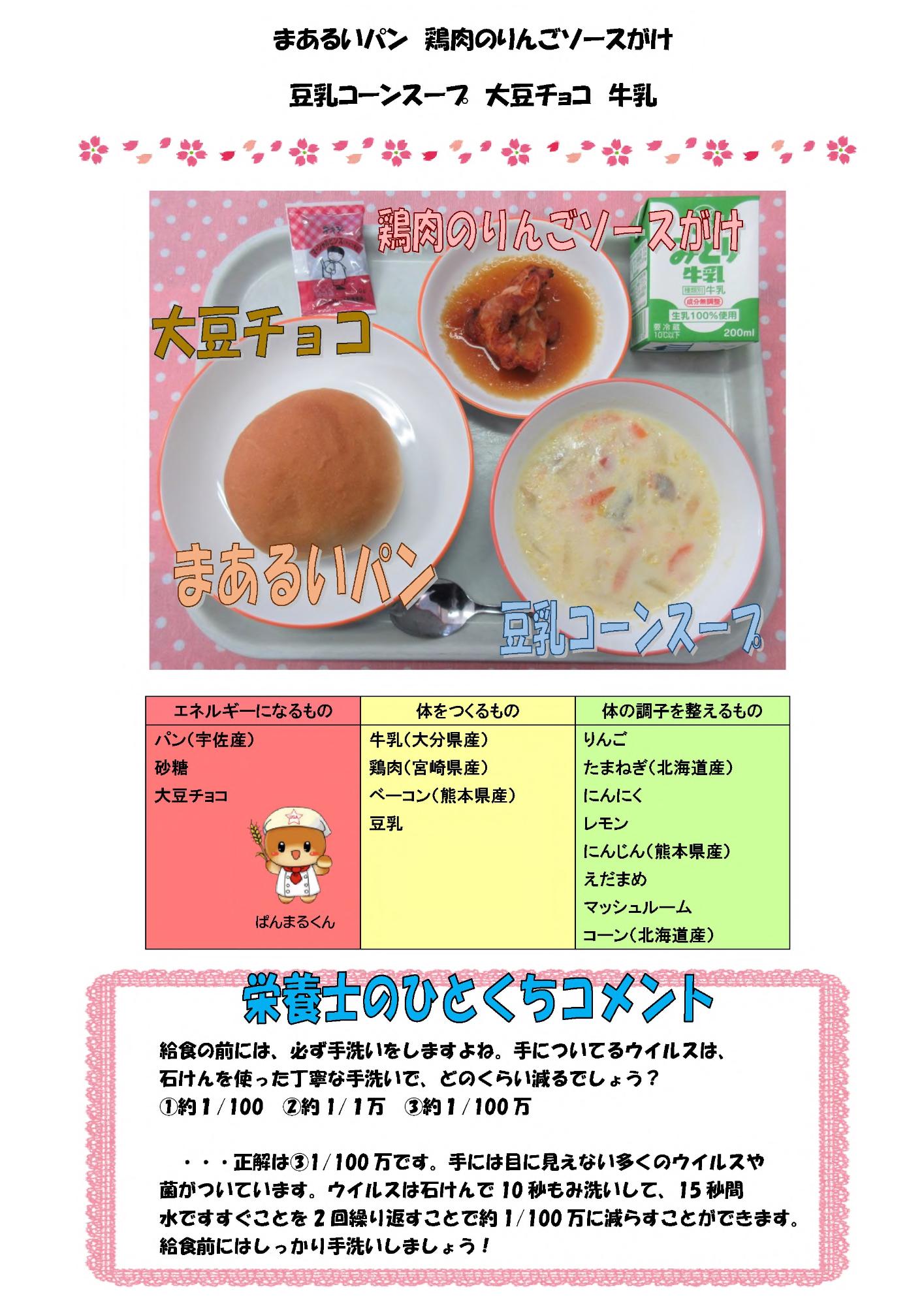 3月10日の給食
