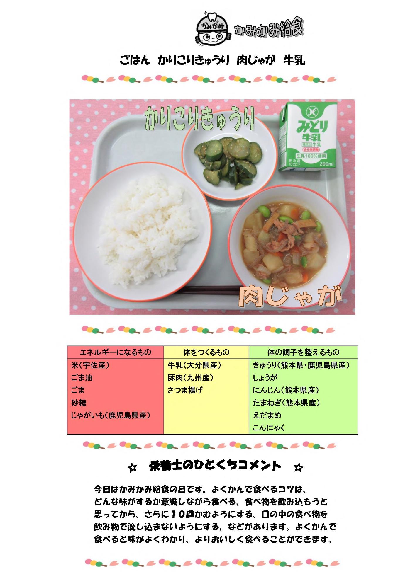 4月19日の給食