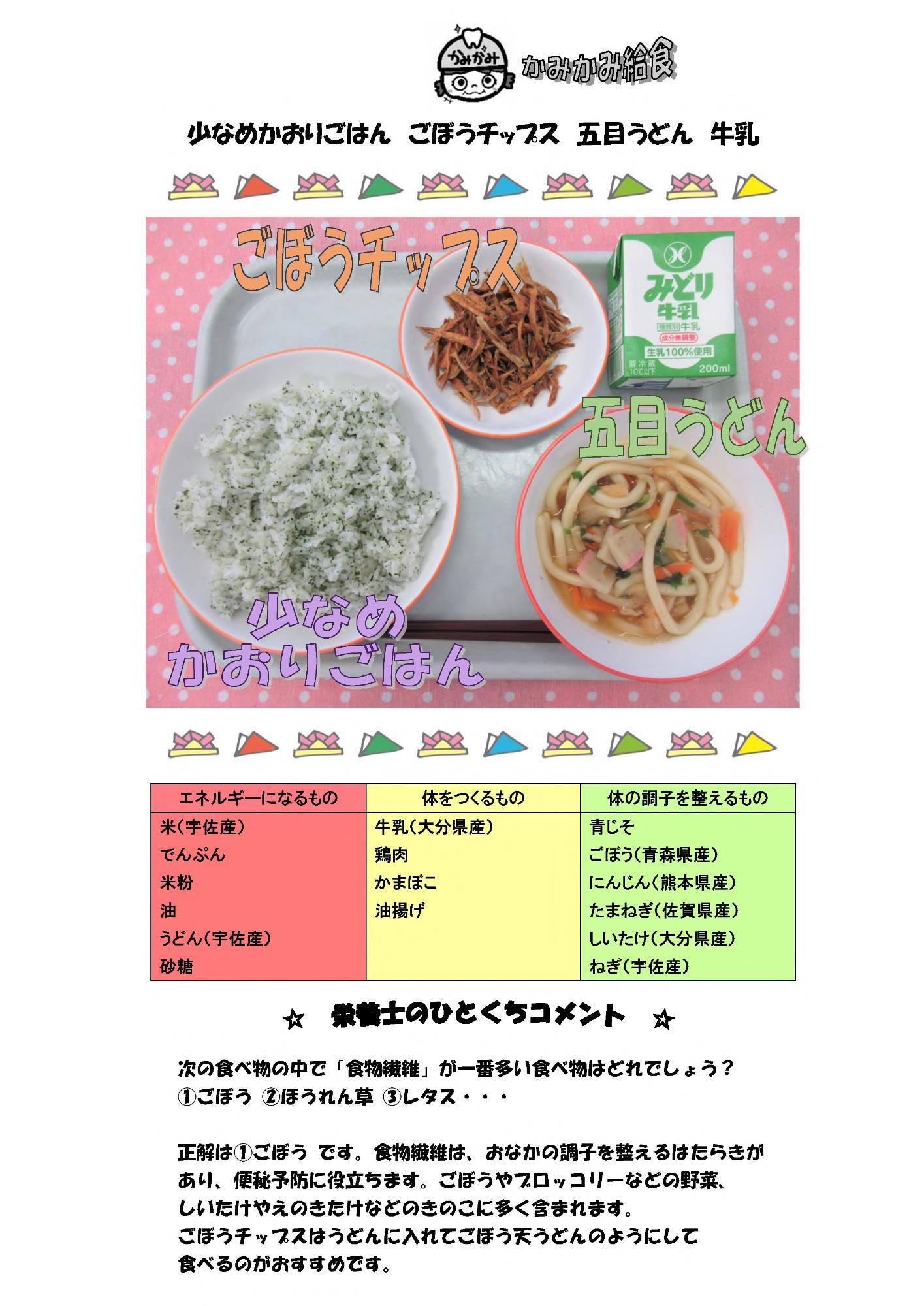 5月15日の給食