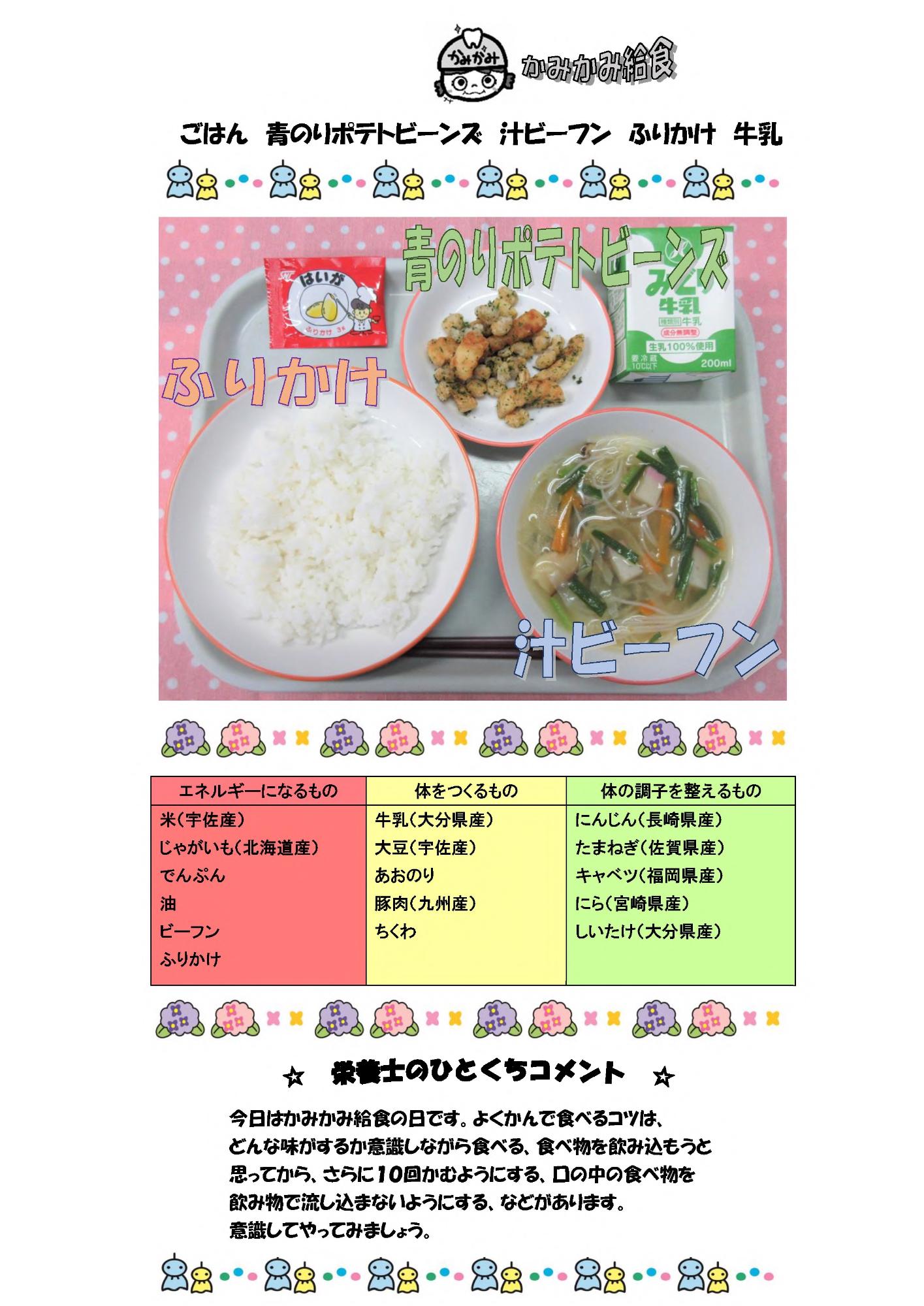 6月8日の給食