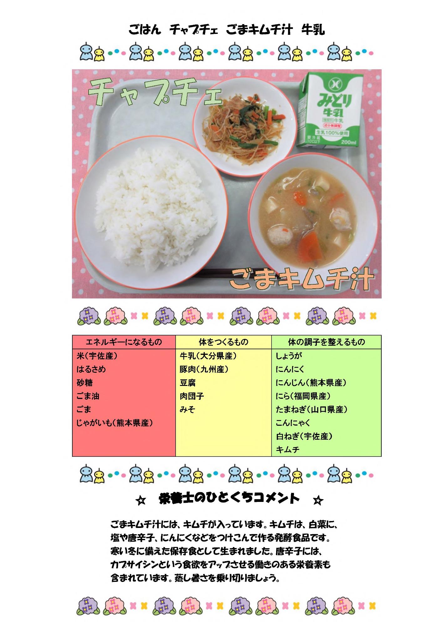 6月13日の給食