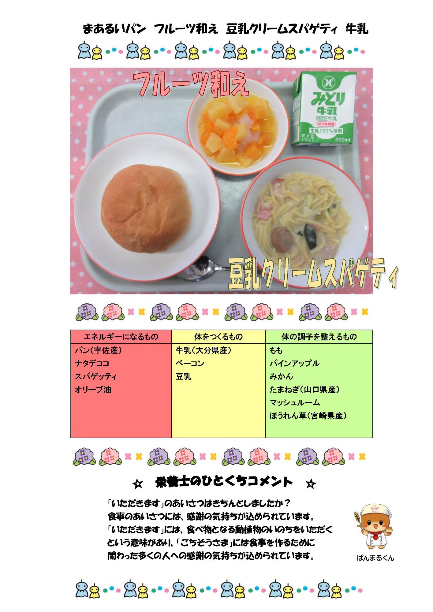 6月14日の給食