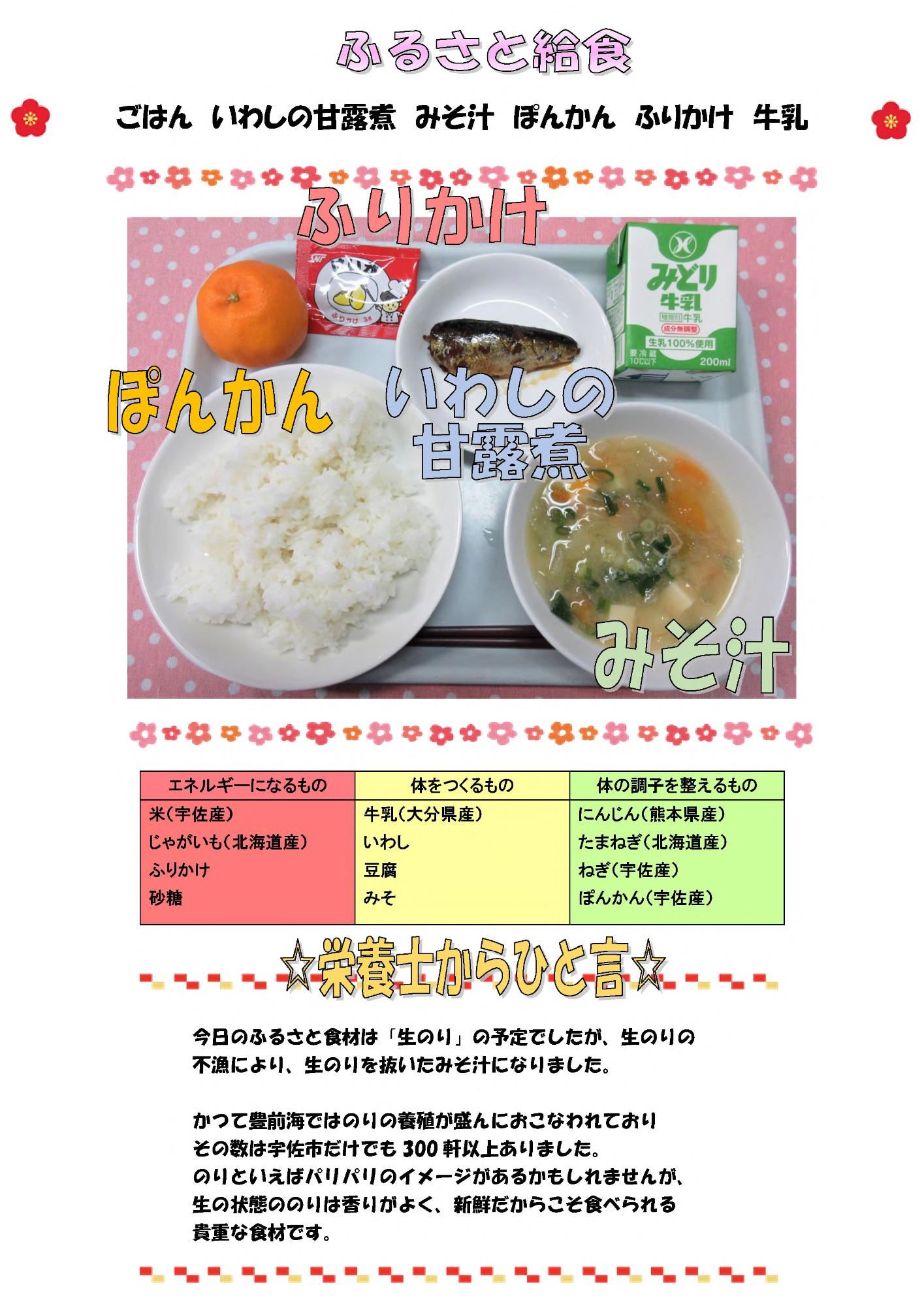 1月22日の給食