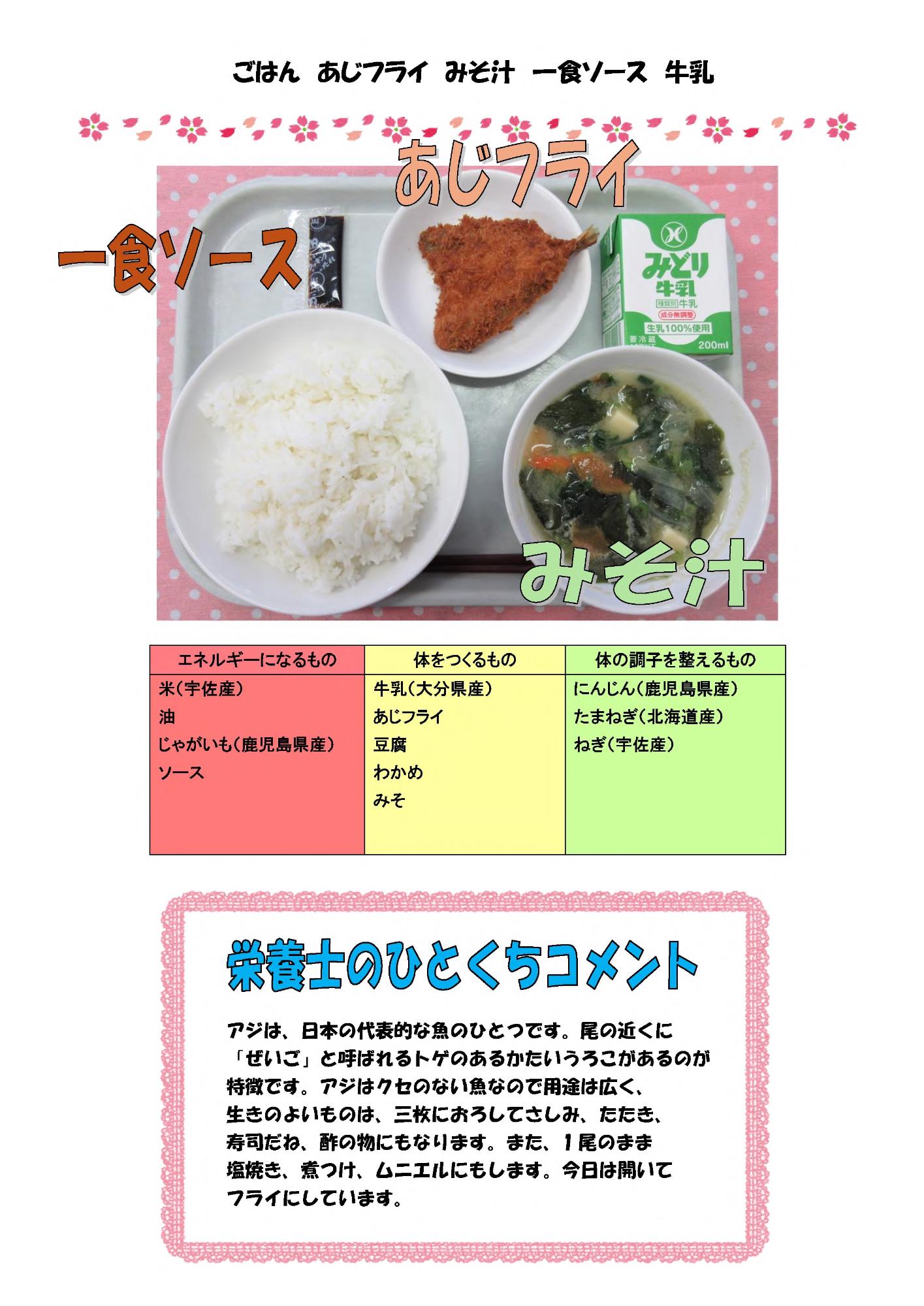 3月11日の給食