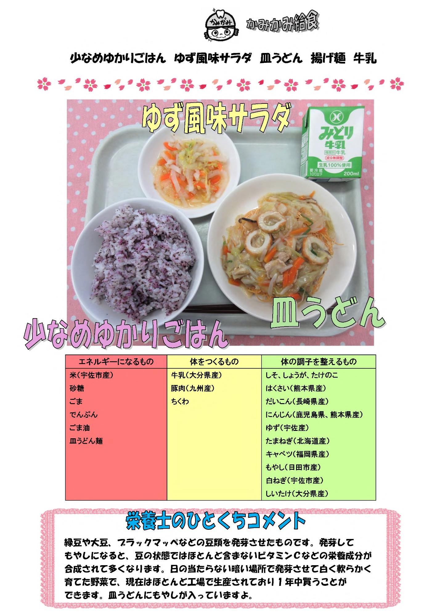 3月14日の給食