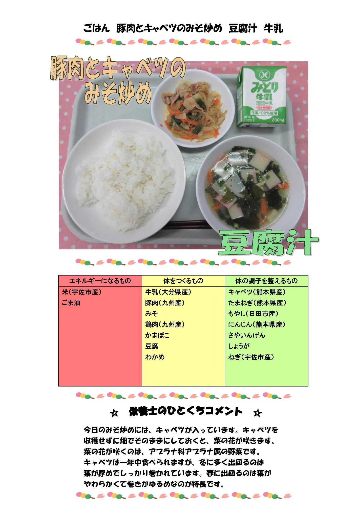 4月9日の給食