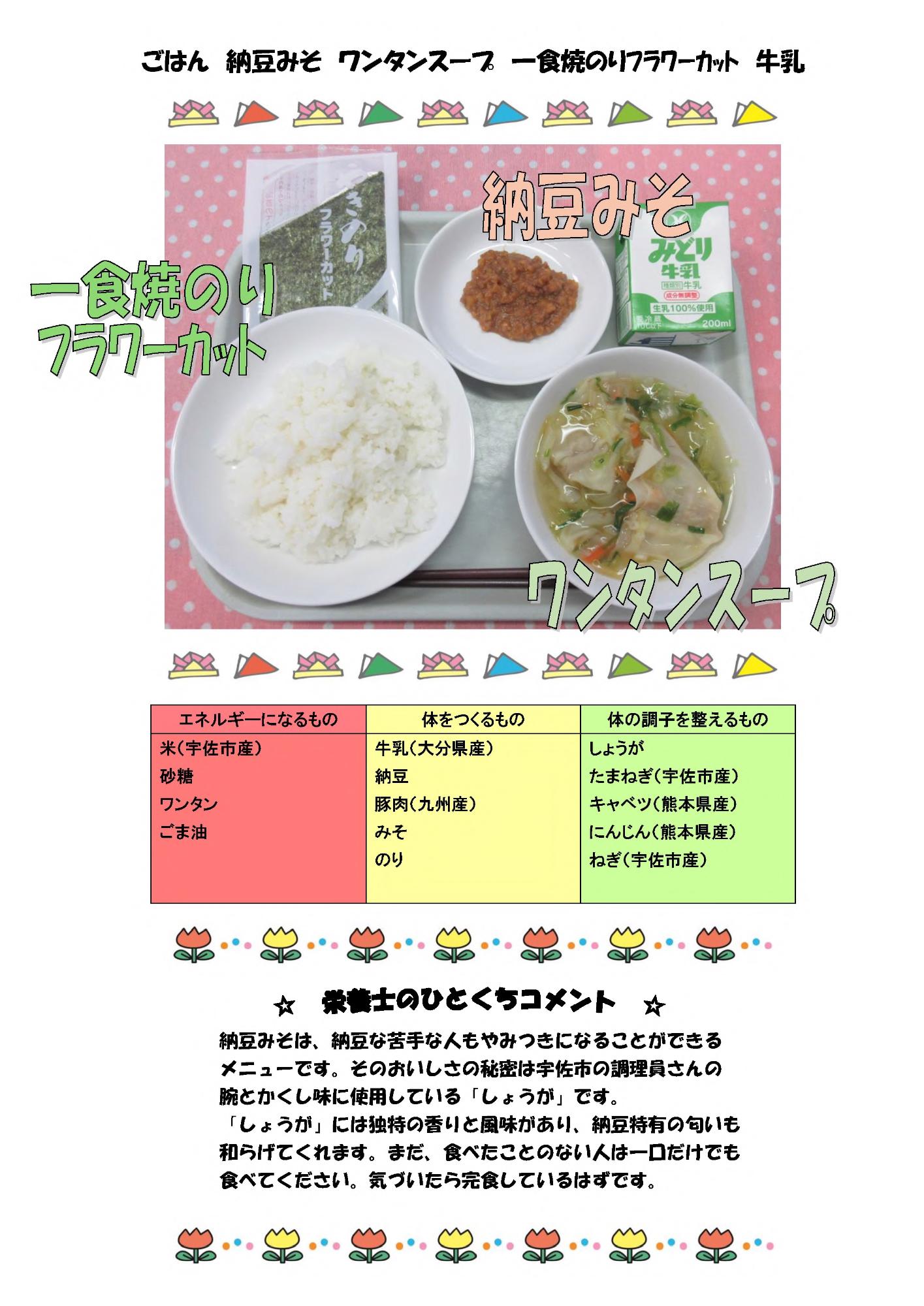 5月10日の給食