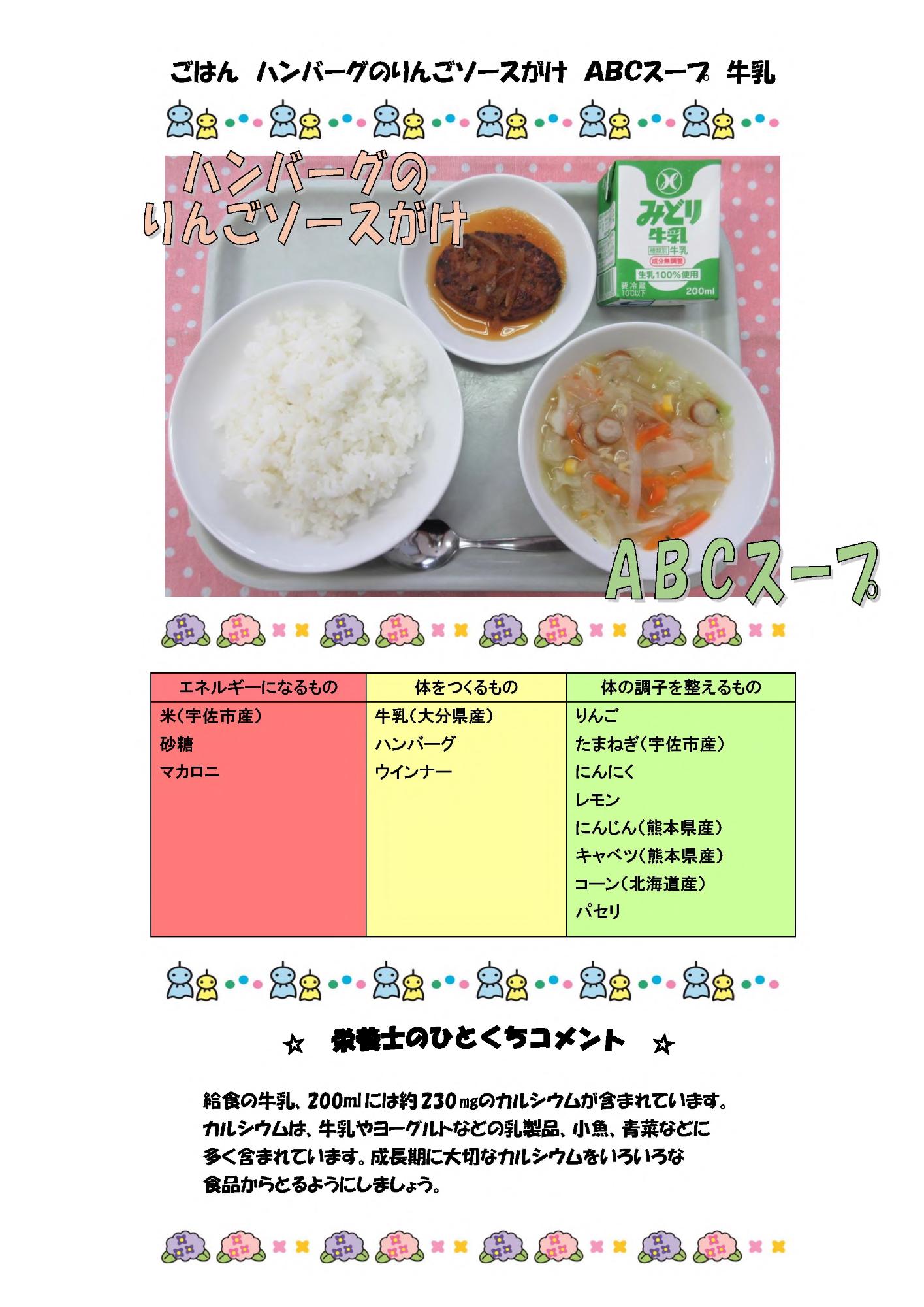 6月25日の給食