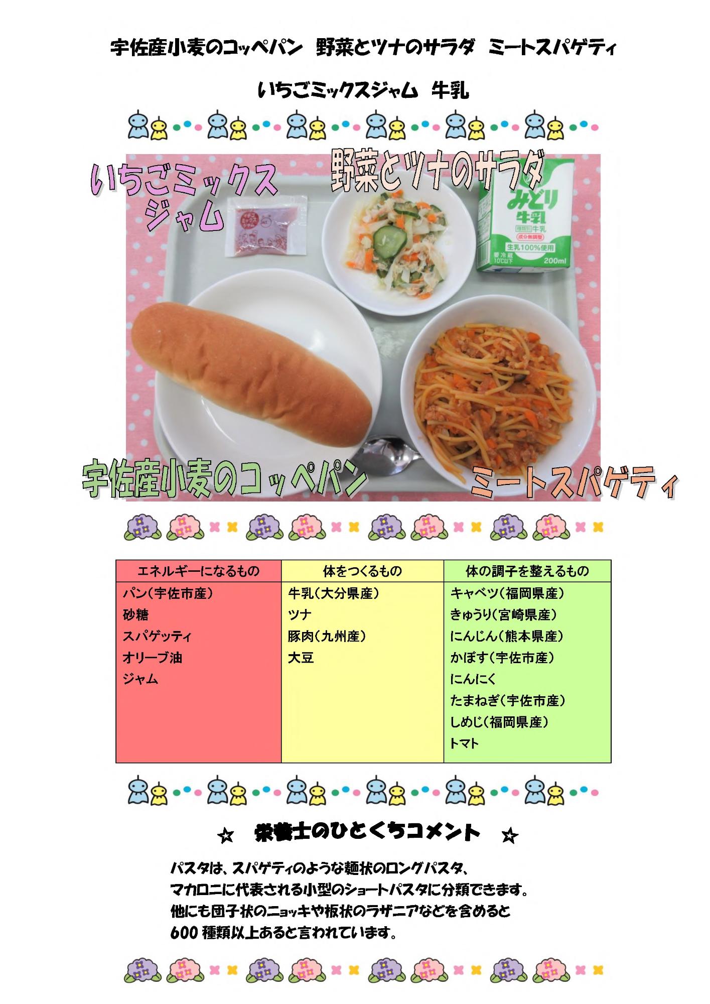 6月26日の給食