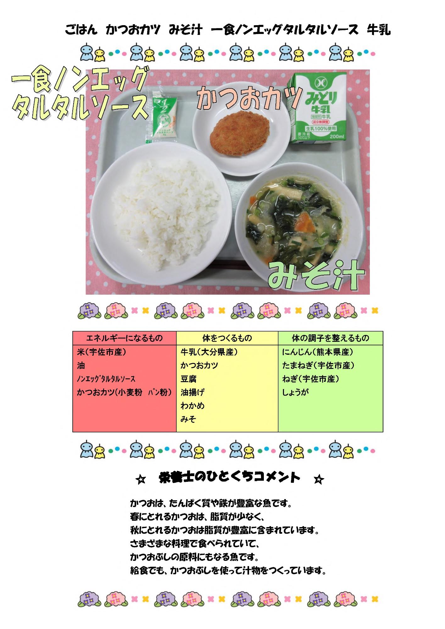 6月27日の給食