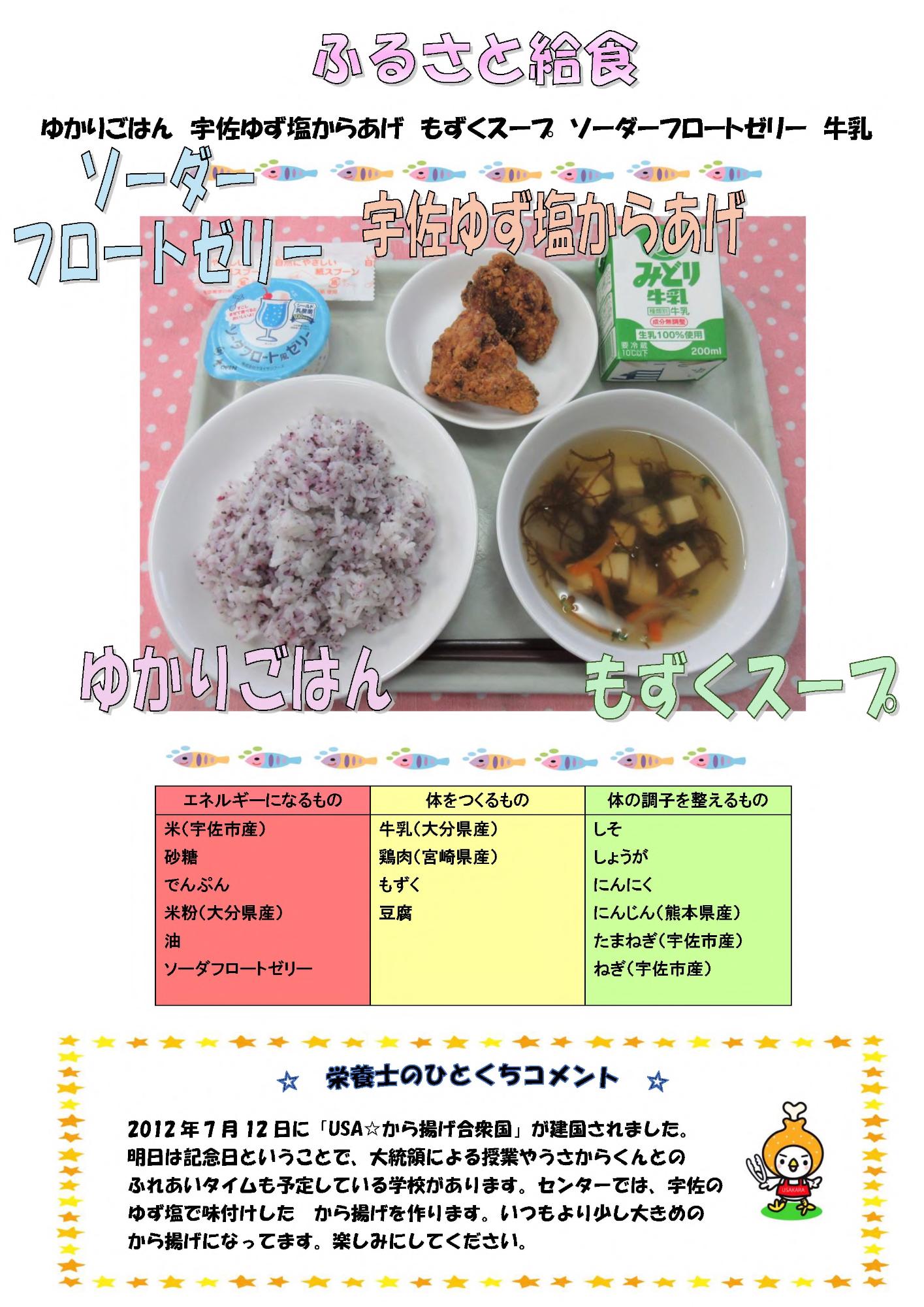 7月11日の給食