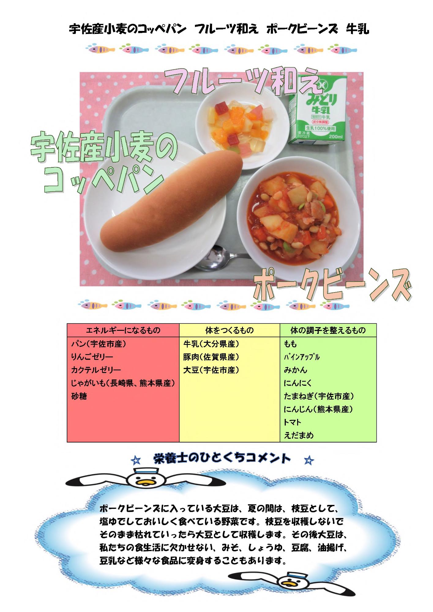 7月17日の給食