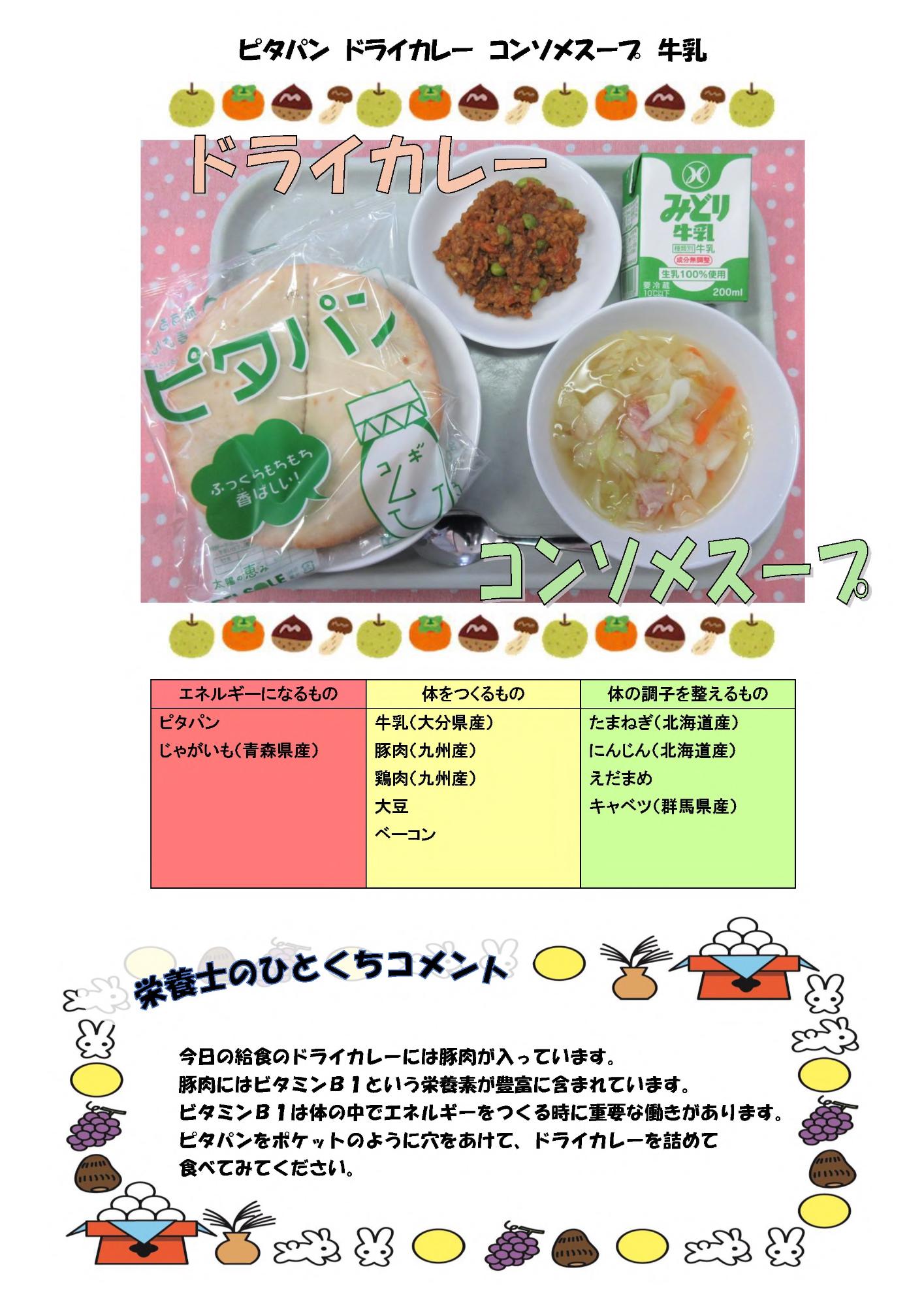 9月4日の給食