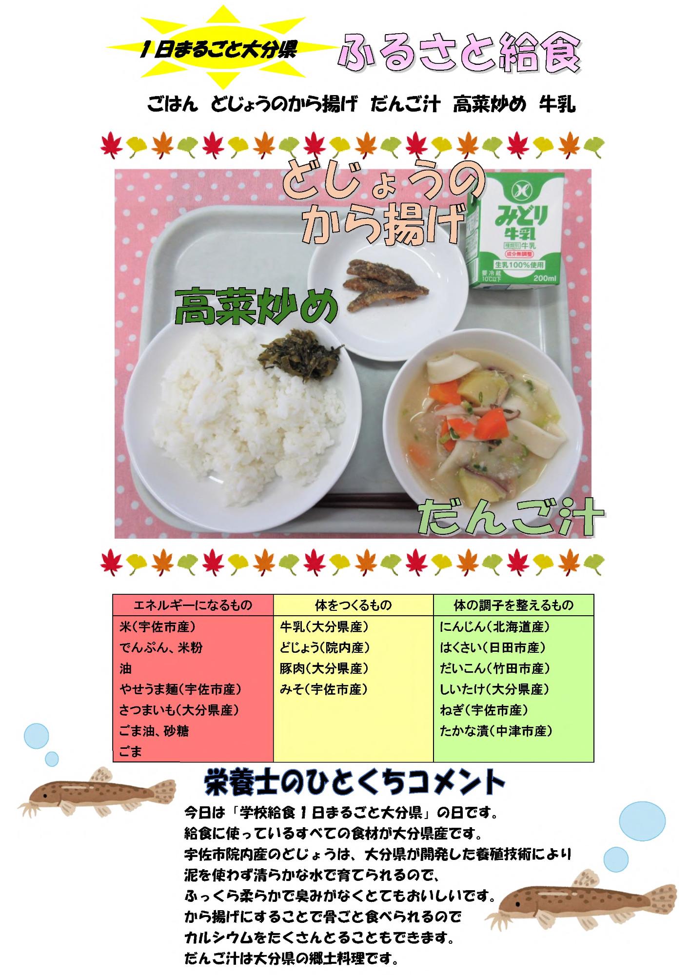 11月15日の給食