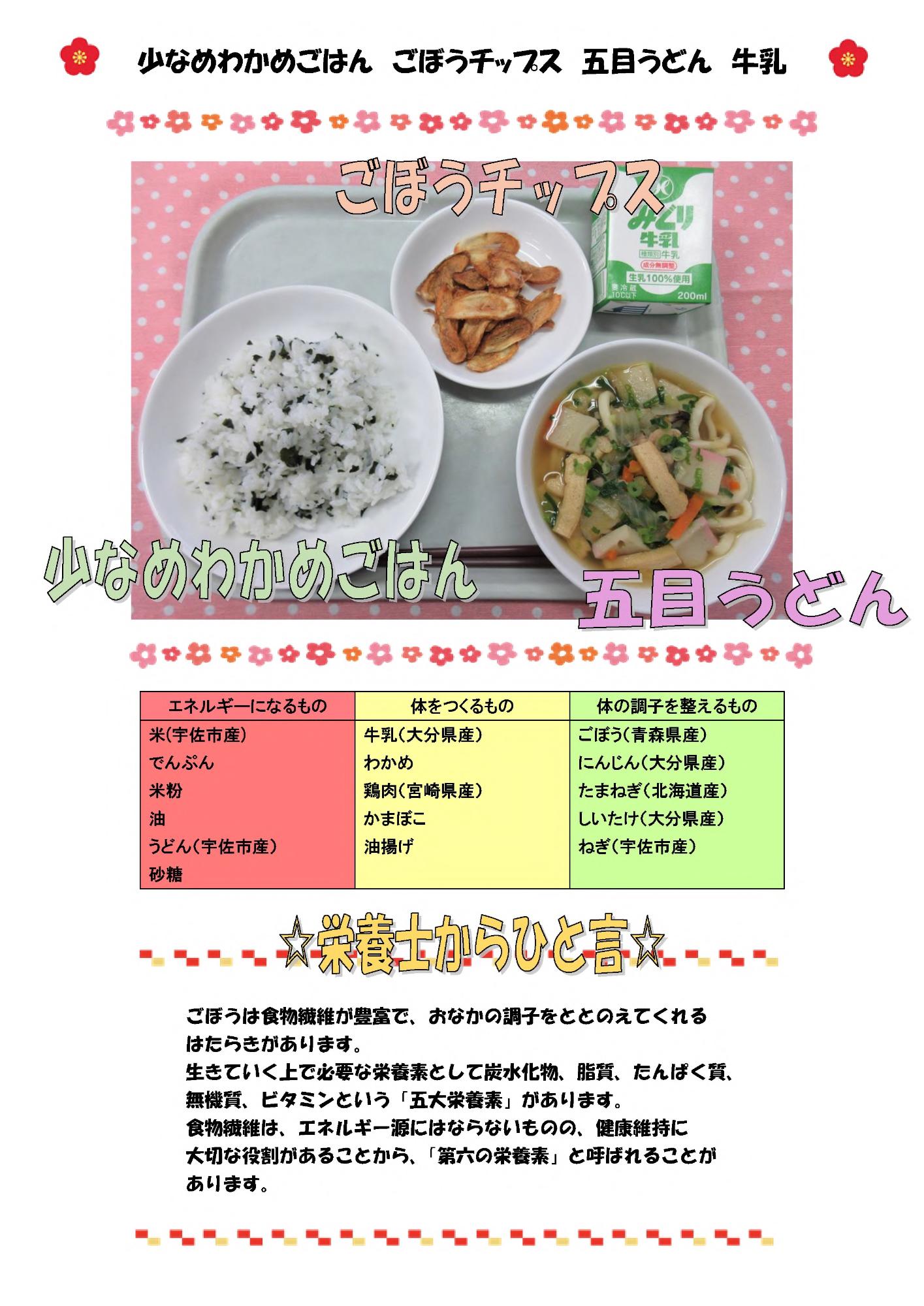 1月8日の給食