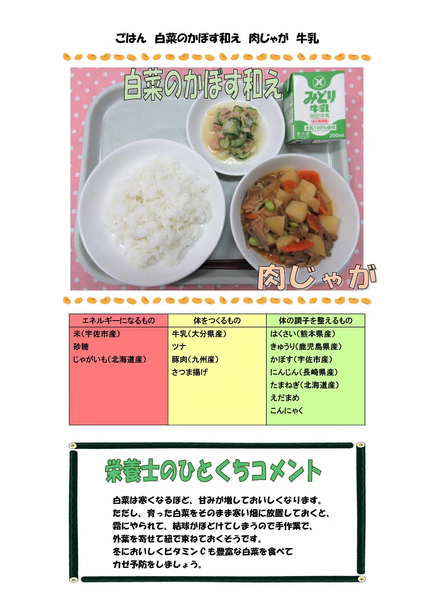 2月10日の給食