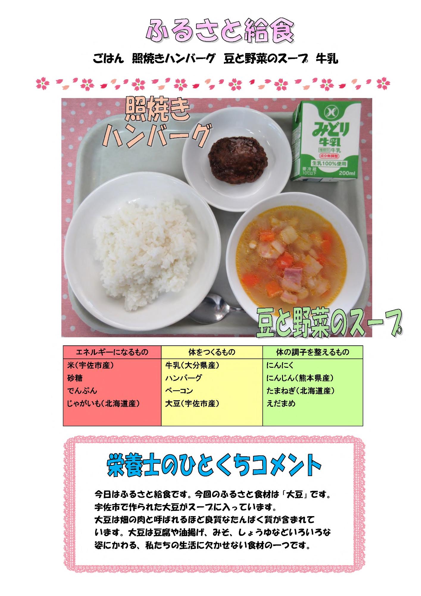 3月21日の給食