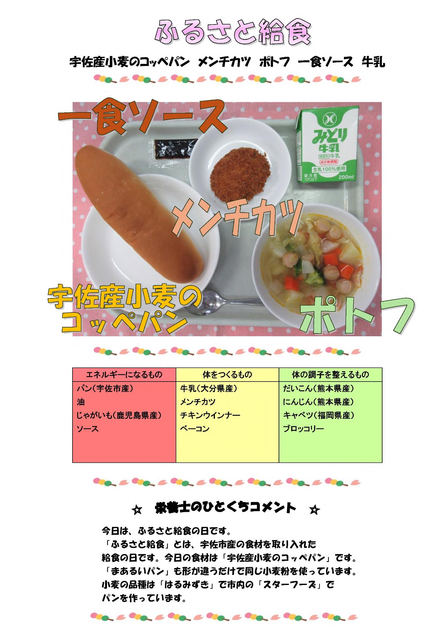 4月30日の給食