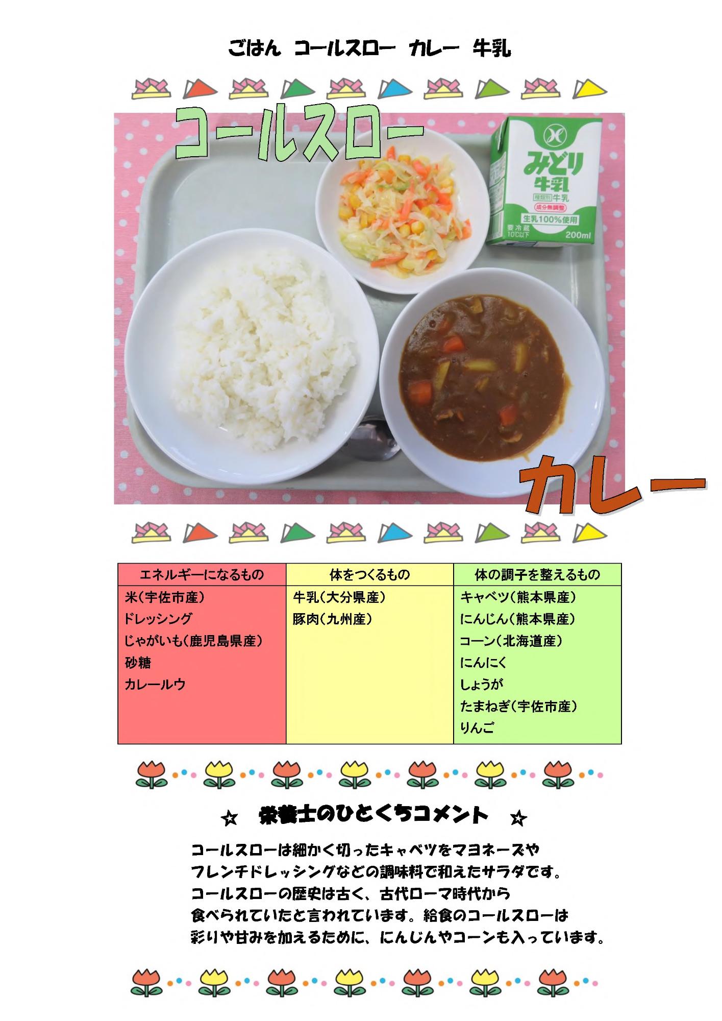 5月13日の給食