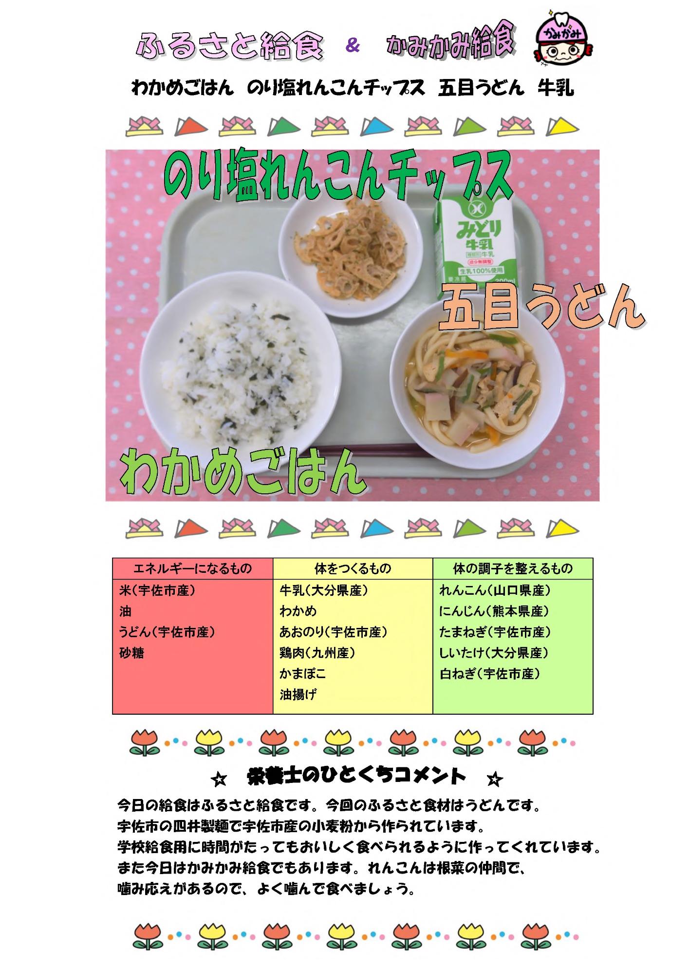 5月27日の給食