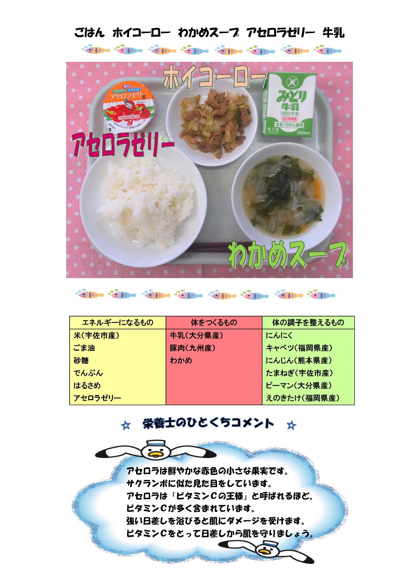 7月4日の給食