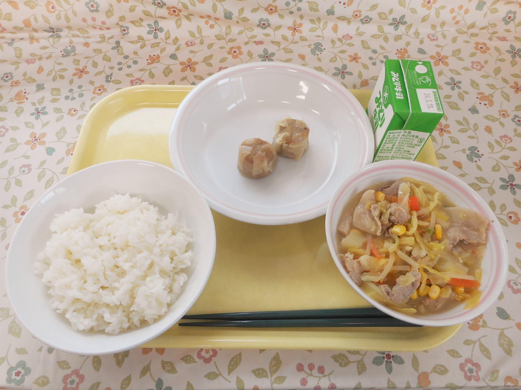 2024年2月5日の給食写真