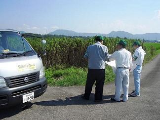 農地パトロール実施中!