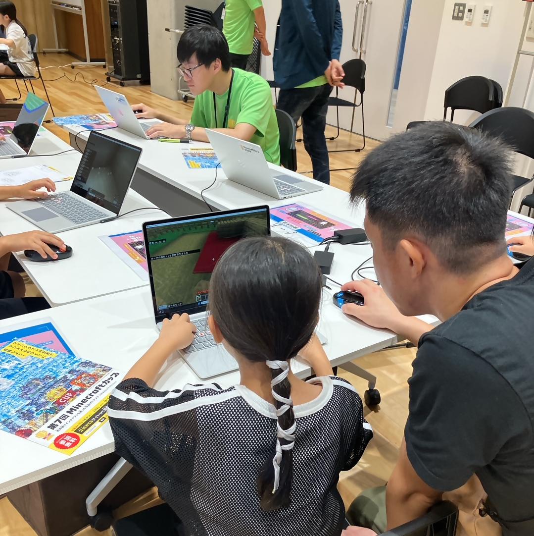 マイクラ体験会の様子3
