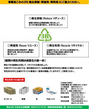 事業系ごみの3Rのちらし