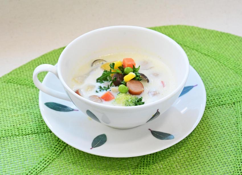 簡単牛乳スープ