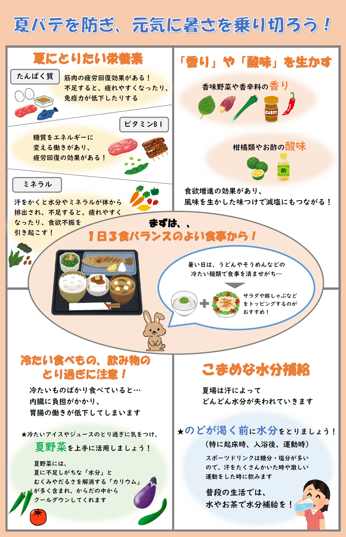 夏バテ対策