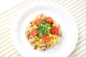 炊飯器でカンタン和風パエリア