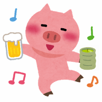 お酒とお茶を交互に飲む