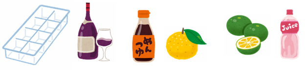 製氷皿を使って