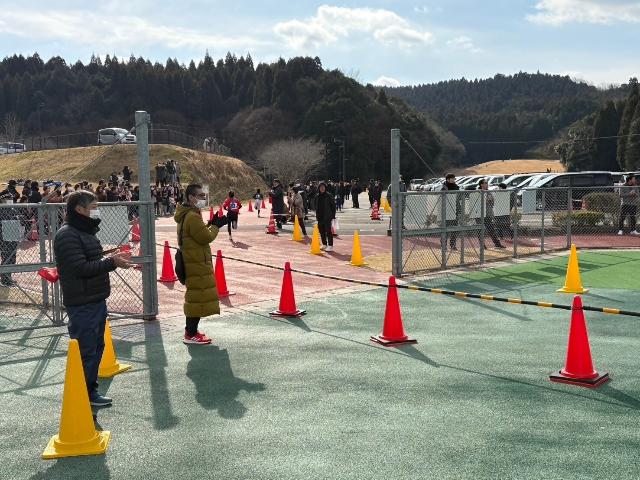 駅伝大会の様子